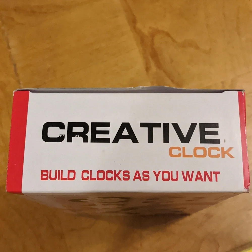 Vtg Kit Clock Building Educational Toy Students Kids Create Learn Craft